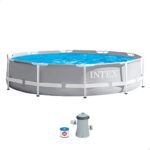 Intex - 26702NP - Kit Piscinette Prism Frame Ronde Tubulaire (Ø)3,05 X (H)0,76M