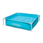 Intex - 57173NP - Piscinette Metal Acidulée Carrée Turquoise