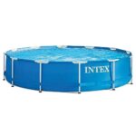 Intex piscine metal frame ronde tubulaire (ø)3,66 x (h)0,76m