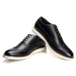 JITAIHommes Chaussures Oxford Chaussures Casual Chaussures À Lacets Légères pour Hommes Mode