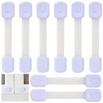 JewanBloc Porte Tiroir Securite Bebe, 8 Securite Placard Enfant Bloque Porte Placard Bébé Sécurité Enfant Placard Bébé Bloque Tiroir Securite Enfant pour Armoires, Tiroirs, Réfrigérateurs