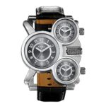 JewelryWeTrois fuseaux horaires, Fonction Cadran Montre Homme