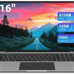 Jumper Ordinateur Portable, 16Go RAM 512Go SSD, 16