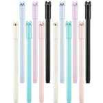 KINGGOO 12 pièces/ensemble Kawaii Cartoon Cat Gel Pen Pour Filles Cadeau Papeterie Mignon Écriture Pen Nice Bureau Fournitures scolaires…