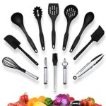 KRONENKRAFT Set d'accessoires de cuisine de 12 pièces , set de cuisson, ensemble d'ustensiles de cuisine - Tout ce dont vous avez besoin pour cuisiner!