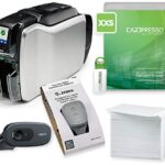 Karteo Zebra ZC300 [ P-Z-ZC31-000C000EM00 ] imprimante Cartes | lot avec Cartes Plastique, Appareil Photo et Software