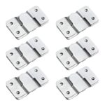 KiKiHong 6 Paires Crochet pour Cadre Photo Sectionnelles Meubles connecteur Bracket Support de Montage Encastré