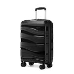 KonoValise Grande 76cm Rigide Polypropylène Valise de Voyage à 4 roulettes et Serrure TSA