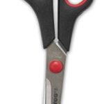 Kores - Ciseaux de Bureau à Poignée Souple pour Étudiants et Adultes, 210 mm, Acier Inoxydable Résistance à l'Usure, Fournitures Scolaires et de Bureau, Paquet de 1 en Couleurs Assorties