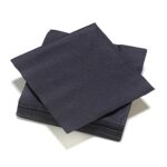 LE NAPPAGE ARTS DE LA TABLE 50 Serviettes en ouate 40x40cm 3plis Noir FSC