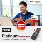 LE PACK LOGICIEL : Nero Platinum Unlimited sur clé USB | Edition vidéo | Sauvegarde | Gérer & lire des médias | 8K | Photos | Musique | Réglage PC | Windows 11 / 10 / 8 / 7
