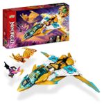 LEGO 71770 Ninjago Le Jet Dragon d’Or de Zane, Ensemble avec Jouet d'avion et Figurines de la Série TV Cristallisés, pour Garçons et Filles dès 7 Ans