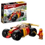 LEGO Ninjago 71780 La Voiture de Course Ninja de Kai – Évolution, Jouet Voiture de Course 2-en-1, pour Véhicule Tout-Terrain, Jeu Garçons et Filles Dès 6 Ans