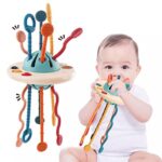 LILYMAM Montessori, Bebe Eveil 0-6 Mois Haute Qualité, Jouet pour Enfant 1 an 2 Ans, Jouet Eveil 3-12 Mois, Jouet d'apprentissage et de Dentition Sensoriel, Jouet Bain pour Bebe, Motricité Fine