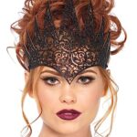 Leg AvenueLeg Avenue- Die Cut Crown Serre-Têtes Et Barrettes, Women, 215422001, Noir, Taille Unique