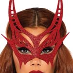 Leg AvenueLeg AvenueA2821 Masque Diable à Paillettes Rouge Taille Unique EUR 34-38 A2821, Damen, A282122003
