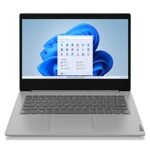 Lenovo IdeaPad 3 – (2023) – Ordinateur portable quotidien – Windows 11-14 po Full HD – Mémoire 8 Go – 128 Go de stockage – Intel Core i3-1115G – Gris platine
