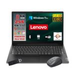 Lenovo Ryzen 3 Ordinateur portable avec écran FHD 15,6po, Cpu R3-3200U jusqu'à 3,5 GHz, Ram 8 Go, Ssd m2 256 Go, Windows 11 Pro, ordinateur portable prêt à l'emploi + souris sans fil, V15