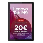 Lenovo Tab M9 - Tablette Tactile 9'' HD (MediaTek Helio G80, 8Coeurs, 3 Go de RAM, 32Go eMMC, Android 12, WiFi+Bluetooth) Étui Transparent - Gris