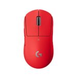 Logitech G Pro X Superlight Souris Gaming sans Fil, Ultra légère 63g, Capteur Hero 25K, 25 600 PPP, 5 Boutons Programmables, Longue Longévité des Piles, Memoire Integrée, PC/Mac - Rouge