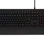 Logitech G213 Prodigy, Clavier Gamer, Eclairage RGB LIGHTSYNC, Résistant aux Éclaboussures, Personnalisable, Commandes Multimédia Dédiées, Français AZERTY - Noir