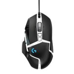 Logitech G502 HERO USB Souris Gamer Filaire Haute Performance Édition Spéciale, Capteur HERO 25K, 25 600 PPP, RVB, Poids Ajustable, 11 Boutons Programmables, PC/Mac - Noire et Blanche
