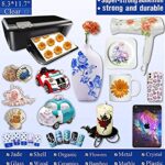 Lot de 20 feuilles de papier pour transfert à eau Imprimante jet d'encre Transparent Qualité supérieure - Format A4