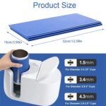 Lot de 3 emballages de tasses en silicone sublimation pour tasses à sublimation, compatible avec Cricut Mug Press, Presse-à chaud pour tasses imprimées