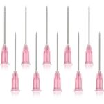 Lot de 60 aiguilles de distribution 18Ga 3,8 cm Emballage individuel Aiguilles applicateurs pour remplir les liquides et les aiguilles industrielles