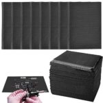 Lot de 60 sets de table imperméables pour nail art : bavoirs jetables imperméables pour tatouage, nappe, bavoirs dentaires, tapis de table jetable imperméable pour salons de manucure, studios de