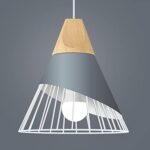 Lustre Suspension Moderne Rétro Suspension Luminaire Moderne Style Plafonnier E27 Métal Lampe Suspension pour Chambre Salle à Manger Cuisine, Ø 25CM