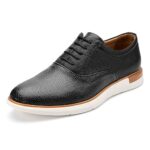 MEIJIANAHomme Oxford Chaussure Ville Casual Homme Oxford Classique Business Chaussures à Lacets Cuir