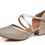 MINITOOFemme Lanière en T Briller Chaussure de Danse QJ6133
