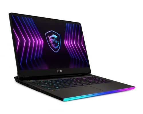 MSI Raider GE77HX 12UHS-217FR : Intel Core i7 12800HX - 32GB DDR5 - SSD 1TB Nvme PCIExpress - Nvidia RTX3080Ti 16GB - 17.3' Full HD 360Hz - Windows 11 Professionnel - Clavier Azerty retroeclairé RGB
