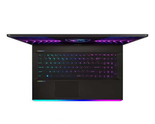 MSI Raider GE77HX 12UHS-217FR : Intel Core i7 12800HX - 32GB DDR5 - SSD 1TB Nvme PCIExpress - Nvidia RTX3080Ti 16GB - 17.3' Full HD 360Hz - Windows 11 Professionnel - Clavier Azerty retroeclairé RGB – Image 3