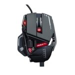 Mad Catz RAT 8+ USB Noir - Souris gamer filaire personnalisable - 11 boutons - LED RGB - 16000 DPI - Pixart PMW3389