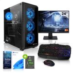 Megaport Super Méga Pack Rampage PC Gamer Complet Intel Core i5-11400F • Ecran LED 24