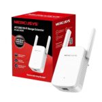 Mercusys Répéteur WiFi ME30 Amplificateur WiFi AC1200Mbps , WiFi Extender, Bouton WPS, Affichage du signal par LED, Installation facile, 1 Port Ethernet, Compatible avec toutes les box internet