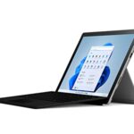 Microsoft - Pack Surface Pro 7+ (Windows 11, écran Tactile 13'', 16 Go RAM, 256 Go SSD, Intel Core i5) Ordinateur Portable Platine + Clavier AZERTY Noir