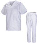 Misemiya - Ensemble Uniformes Unisexe Blouse - Uniforme Médical avec Haut et Pantalon - Ref.8178