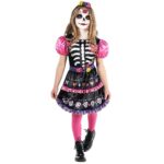 Morph Deguisement Dia De Los Muertos Enfant, Deguisement Dia De Los Muertos Fille, Déguisement Dia De Los Muertos Fille, Deguisement Halloween Dia De Los Muertos, Deguisement Halloween Fille