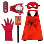 NA Super Hero Costume pour Enfant,Costume Spiderman,Deguisement Super Heros Enfant,Cape de Super Heros pour Enfants,Cape Super Heros,pour Super Héros Habiller/Enfants Deguisements/Articles de Fête