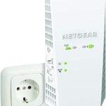 NETGEAR Répéteur WiFi (EX6250), Amplificateur WiFi AC1750, Repeteur WiFi puissant couvre jusqu'à 130m², WiFi Extender compatible toutes Box Internet, WiFi Booster avec 1 seul nom de réseau unique