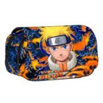 Naaruto Trousse à Crayons, Naaruto Crayon Sacs Grande Capacité Étui à Crayons Papeterie des Gamins Sac 3D Imprimée Trousse à Crayonil avec double fermeture éclair pour Bureau Scolaire Fournitures