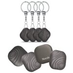 Nutale Air Localisateur D'objets de Clé Portefeuilles Tag 4PCS - Café - Only iOS - Connecte à iPhone pour Retrouver Affaires