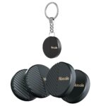 Nutale Mate 4PCS Localisateur D'objets de Clé Portefeuilles Key Finder Téléphone Chercheur Trouve-clés Porte Clés Localisateur et Traqueur Sonore pour Retrouver Clés Compartiment à Piles Dndépendant