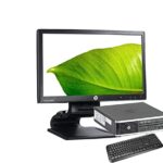 Ordinateur de bureau informatique MINI PC pc tiny 8Go de ram / 128 SSD/AMD Quad-core/Windows 11 PRO avec écran 20