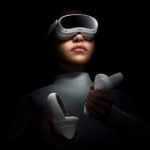 PICO 4 - Casque VR Tout-en-un 128GB Pour Smartphone, Blanc et Gris