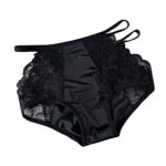 PTLLENDEnsemble Gaming Rose sous-vêtements Taille Haute pour Femmes sans Couture Hanche Levage Dentelle Taille Moyenne sous-vêtements en Soie de Glace Femmes Body L
