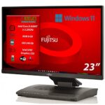 PcRenewed Esprimo X956 Ordinateur remis à neuf fixe All In One PC de bureau Intel I5 6400T RAM 8 Go SSD 240 Win11 Écran 23